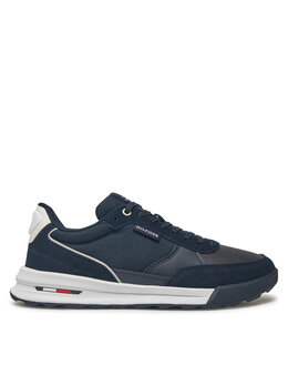 Tommy Hilfiger: Тёмные кроссовки  Retro Runner