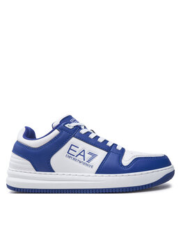 EA7 Emporio Armani: Синие кроссовки 