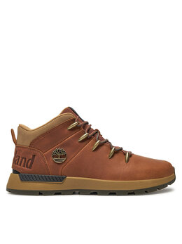 Timberland: Коричневые ботинки 