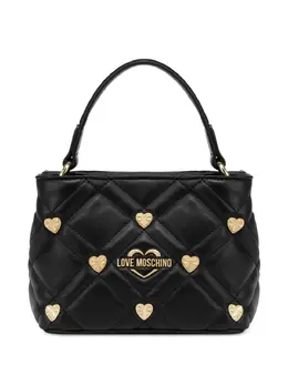 Love Moschino: Чёрная сумка-шоппер 