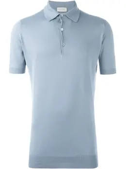 John Smedley: Голубое поло 
