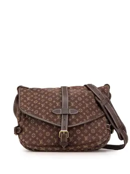 Louis Vuitton Pre-Owned: Коричневая сумка через плечо 