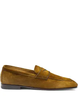 Santoni: Зелёные туфли 