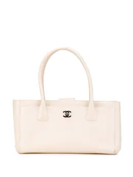 CHANEL Pre-Owned: Коричневая сумка-шоппер 