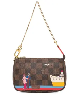 Louis Vuitton Pre-Owned: Коричневая сумка 
