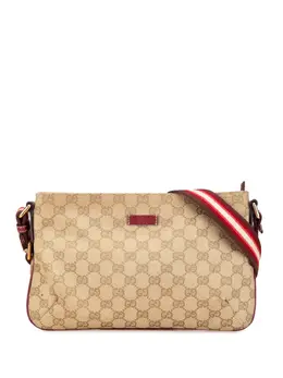 Gucci Pre-Owned: Коричневая сумка через плечо 