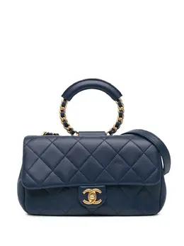 CHANEL Pre-Owned: Голубая сумка 