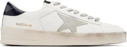 Golden Goose: Белые кроссовки  Stardan