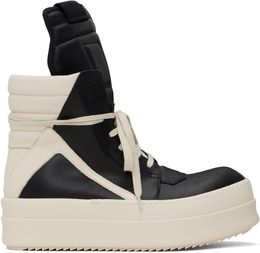 Rick Owens: Чёрные кроссовки  Geobasket