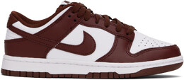 Nike: Белые кроссовки  Dunk Low Retro