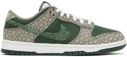 Nike: Кроссовки  Dunk Low цвета хаки