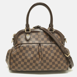 Louis Vuitton: Коричневая сумка 