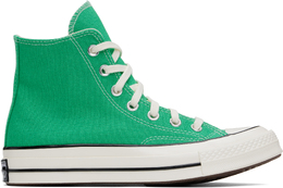 Converse: Зелёные кроссовки  Chuck 70