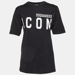 Dsquared2: Чёрная футболка  Icon