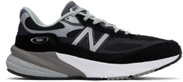 New Balance: Чёрные кроссовки 