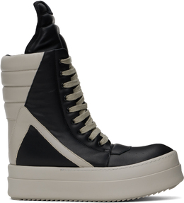 Rick Owens: Чёрные кроссовки  Geobasket