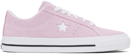 Converse: Фиолетовые кроссовки  One Star Pro