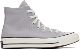 Converse: Серые кеды  Chuck 70