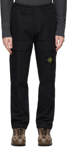 Stone Island: Чёрные брюки 