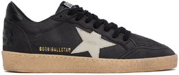 Golden Goose: Чёрные кроссовки  Ball Star