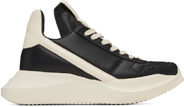 Rick Owens: Чёрные кроссовки  Geth Runner