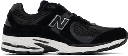 New Balance: Чёрные кроссовки  2002R