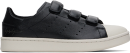 Y-3: Чёрные кроссовки 