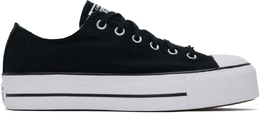 Converse: Чёрные кеды  Chuck Taylor All Star Lift