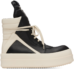 Rick Owens: Чёрные кроссовки  Geobasket