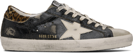 Golden Goose: Чёрные кроссовки  Super Star