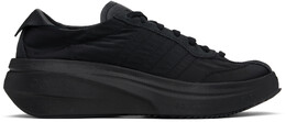 Y-3: Чёрные кроссовки 
