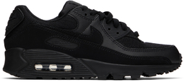 Nike: Чёрные кроссовки  Air Max 90