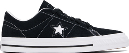 Converse: Чёрные кроссовки  One Star Pro