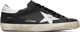 Golden Goose: Чёрные кроссовки  Super Star