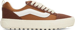 Vans: Коричневые кроссовки 