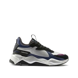 PUMA: Серебристые кроссовки  RS-X