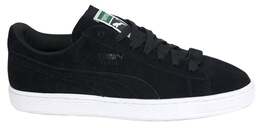 PUMA: Чёрные кроссовки  Suede