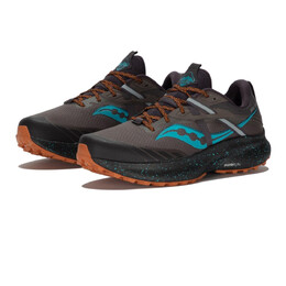 Saucony: Серые кроссовки 