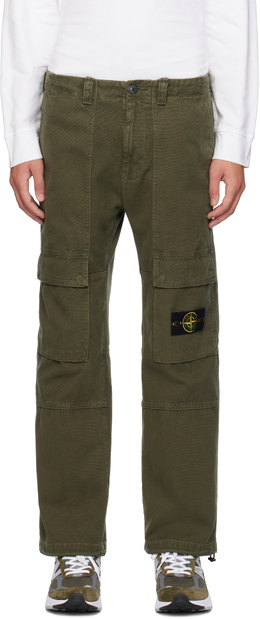 Stone Island: Зелёные брюки 