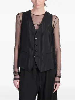 Ann Demeulemeester: Жилет в полоску 