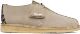 Clarks Originals: Бежевые туфли 