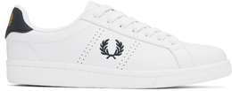 Fred Perry: Белые кроссовки  B721