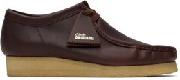 Clarks Originals: Бордовые туфли 