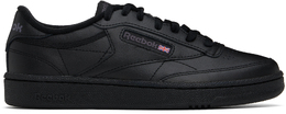 Reebok Classics: Чёрные кроссовки 