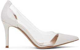 Gianvito Rossi: Белые туфли  Plexi 85