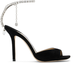 JIMMY CHOO: Чёрные босоножки  Saeda 100