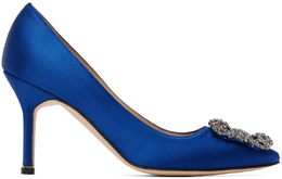 Manolo Blahnik: Синие туфли 