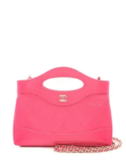 CHANEL Pre-Owned: Блестящая сумка 