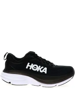 HOKA: Чёрные кроссовки 