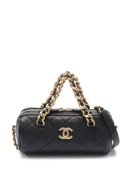 CHANEL Pre-Owned: Чёрная сумка 
